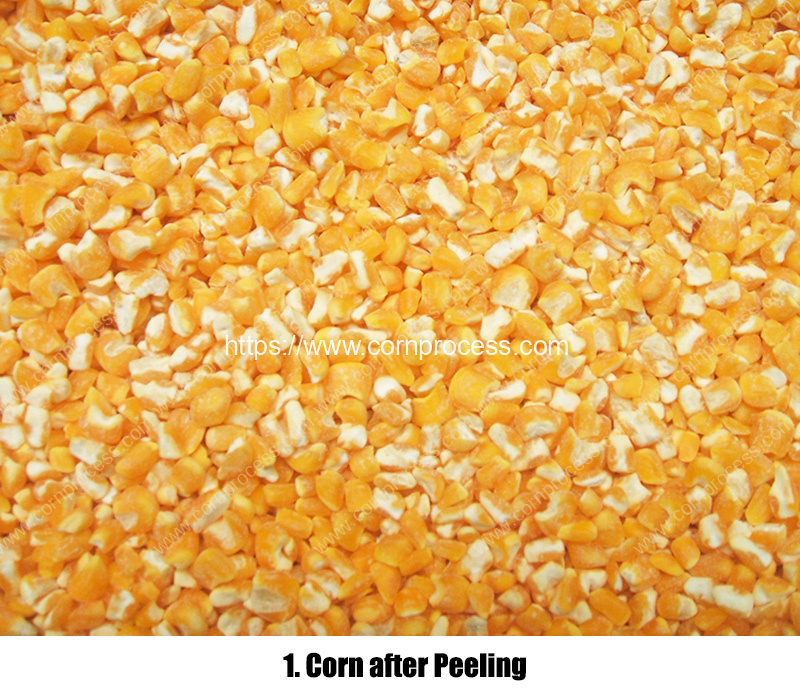 Corn-Grits-Peeling-Machine-Result
