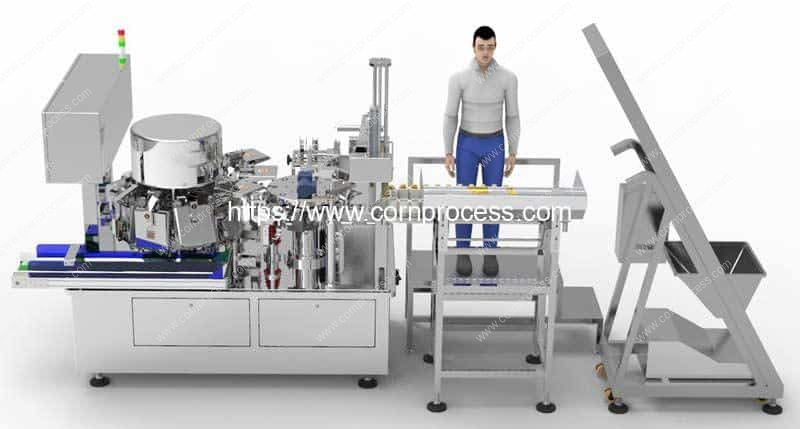Automatic-Sweet-Corn-Bag-Opening-Corn-Filling-Vacuum-Packing-Machine