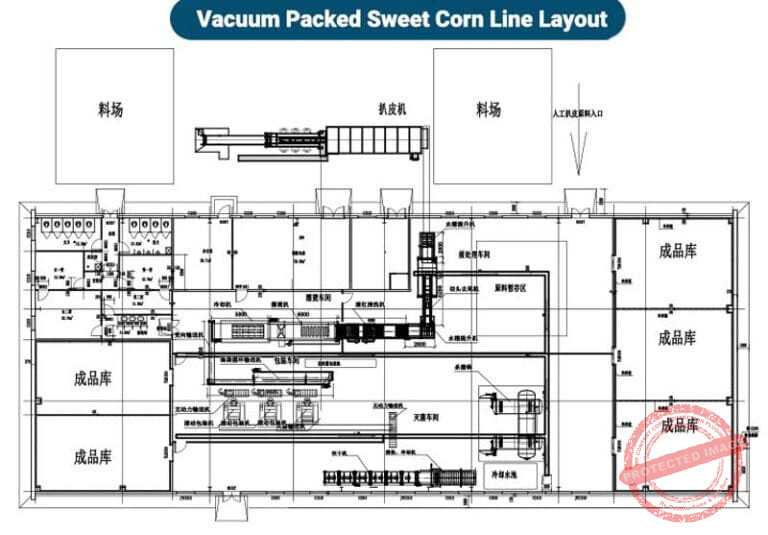 Vacuum Packed Sweet Corn Production Line - Corn Flake Machine, Puffed ...