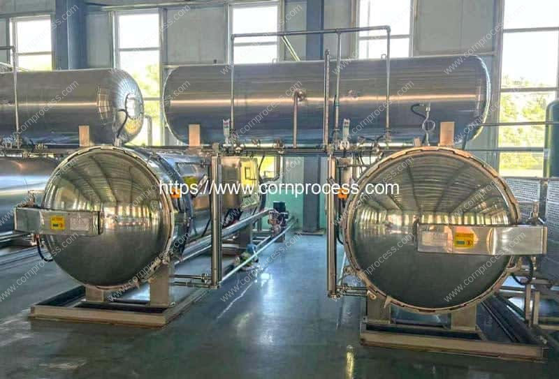 Vacuum-Packed-Sweet-Corn-Cooking-Autoclave-Machine