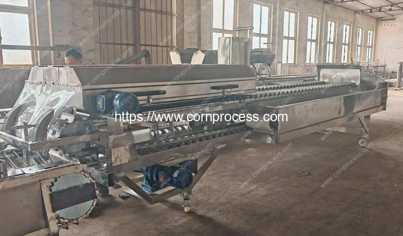 Automatic-Fresh-Corn-Double-Head-Cutting-Machine-with-Auto-Positioning-Function