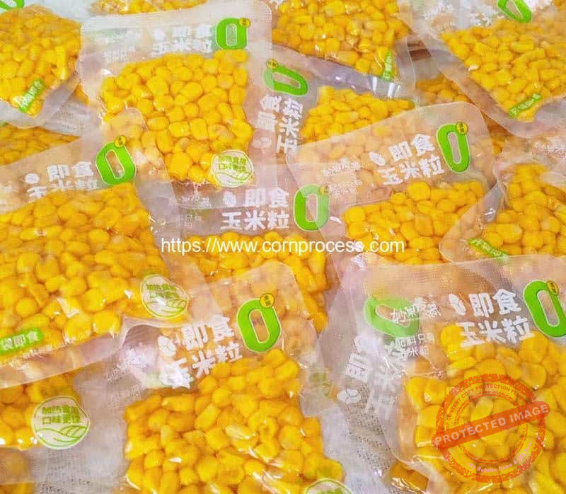 Full Automatic Vacuum Packed Sweet Corn Kernel Production Line - Corn ...