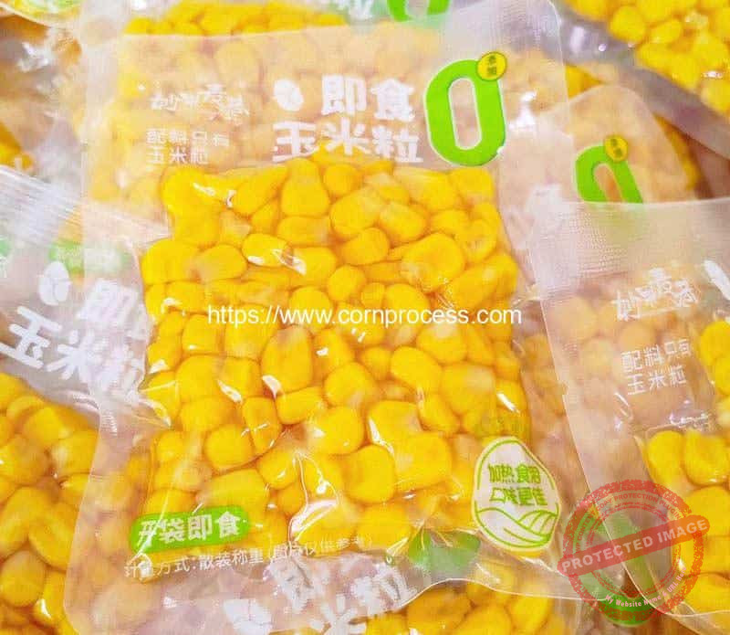 Full Automatic Vacuum Packed Sweet Corn Kernel Production Line - Corn ...