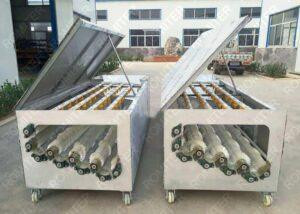 Horizontal Feeding Sweet Corn Silk Washing Cleaning Machine Horizontal Feeding Sweet Corn Silk Washing Cleaning Machine