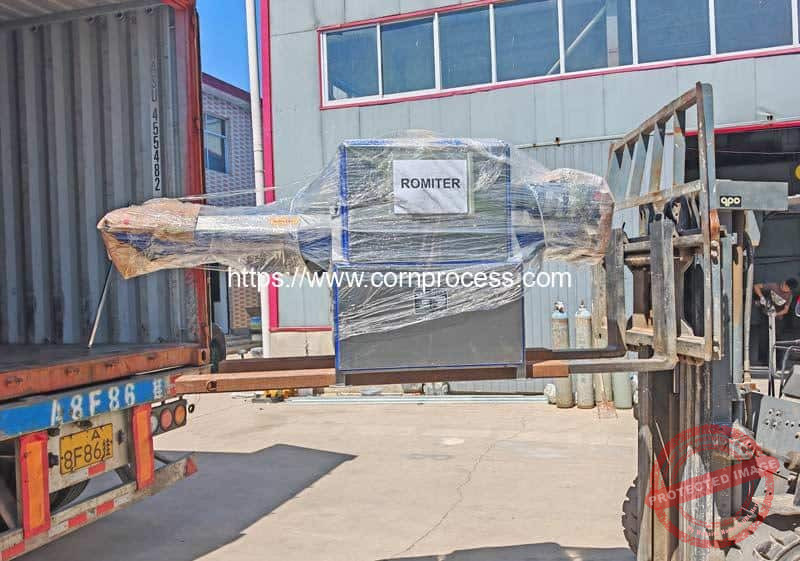 Automatic-Sweet-Corn-Half-Dividing-Cutting-Machine-Delivery