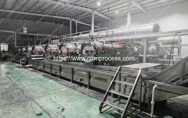 Full-Automatic-Sweet-Corn-Restort-Auto-Feeding-and-Discharging-Type-Sterilizer-Retort