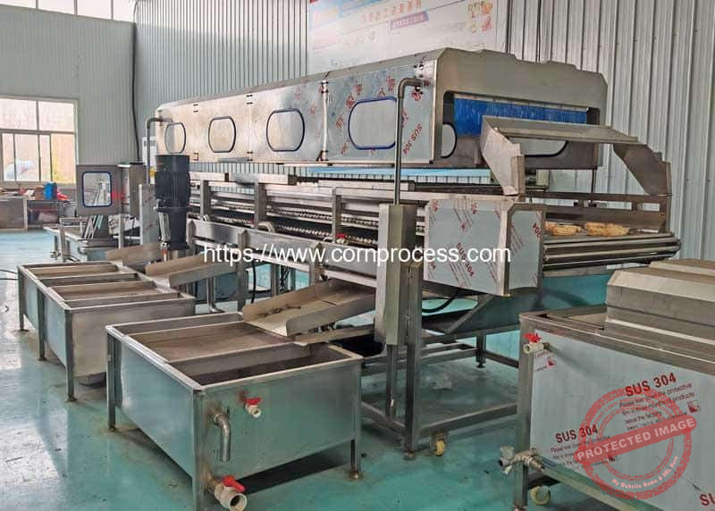 Hydraulic-Lift-Type-High-Pressure-Water-Spray-Sweet-Corn-Washing-Machine