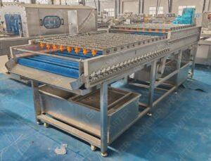 Automatic Brush Roller Feeding Corn Silk Cleaning Removing Machine