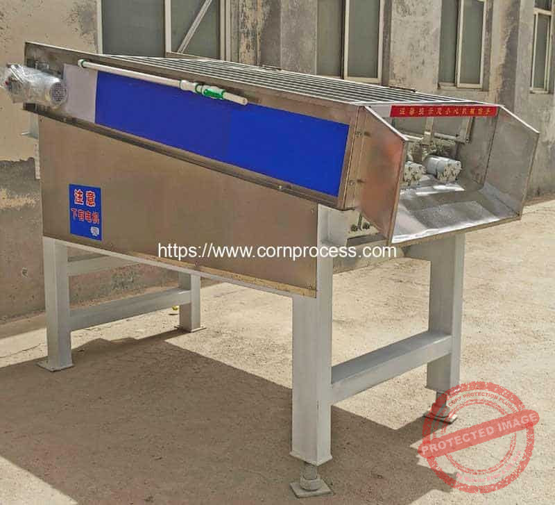 Automatic-Rubber-Roller-Mini-Fresh-Sweet-Corn-Husker-Machine