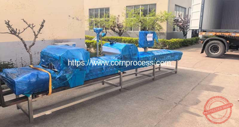 Fresh-Sweet-Corn-Top-and-Tail-Cutting-Machine-Delivery-by-Container-for-Slovenia-Customer