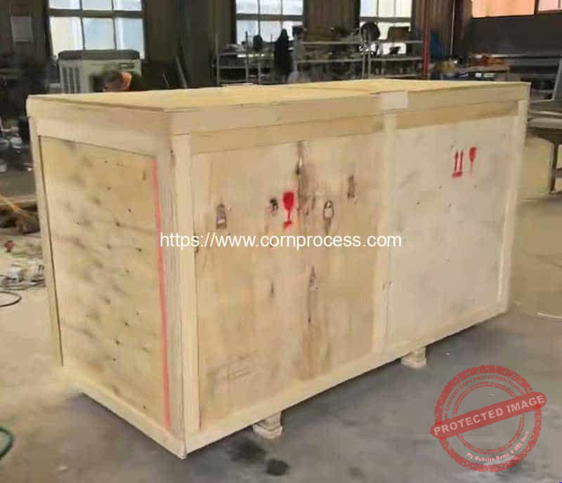 Automatic-Sweet-Corn-Half-Dividing-Cutting-Machine-Delivery-Package-for-India-Customer